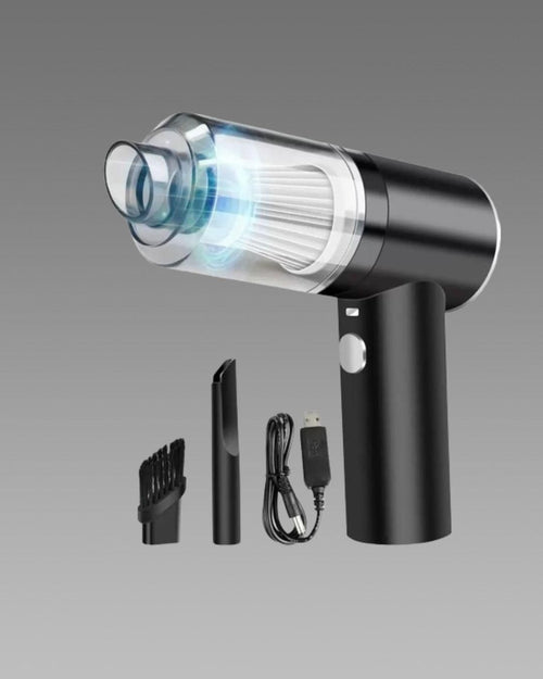 2-in-1 Portable Air Duster & Wireless Vacuum – Deep Cleaning Anywhere Anytime Car, Home & Laptop Cleaning Made Easy